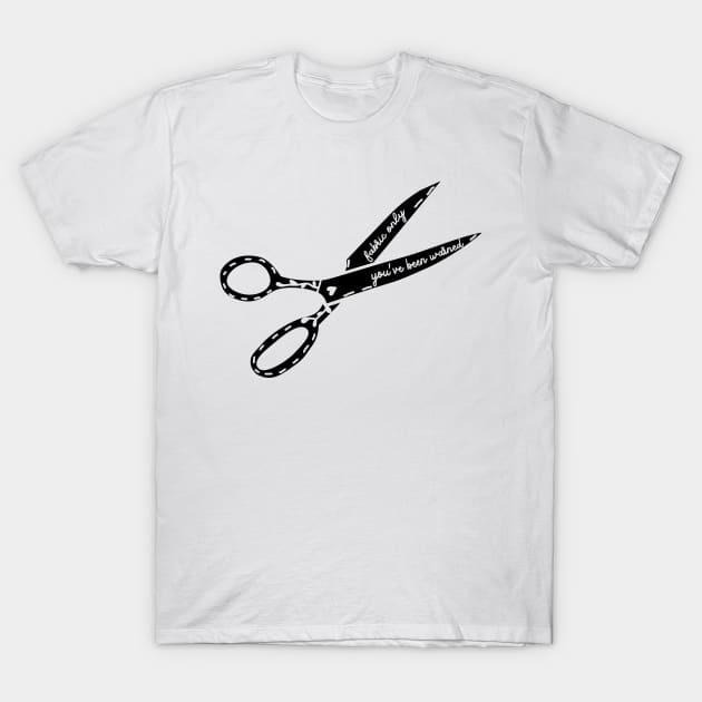 Fabric Scissors T-Shirt by Nataliatcha23